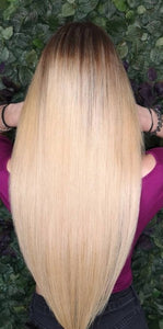 Echthaar Extensions Blond ( 25 Stück ) inkl. Einarbeitung